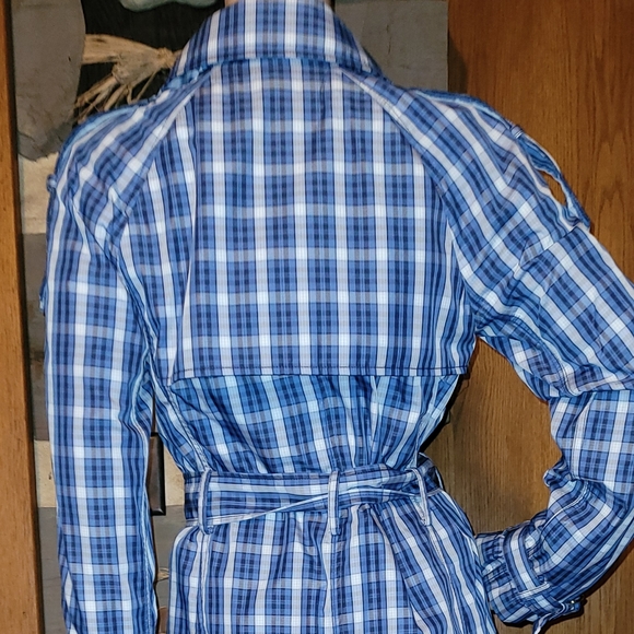 APRIL SHOWERS SIZE S MICHAEL KORS TRENCH COAT - Picture 6 of 9